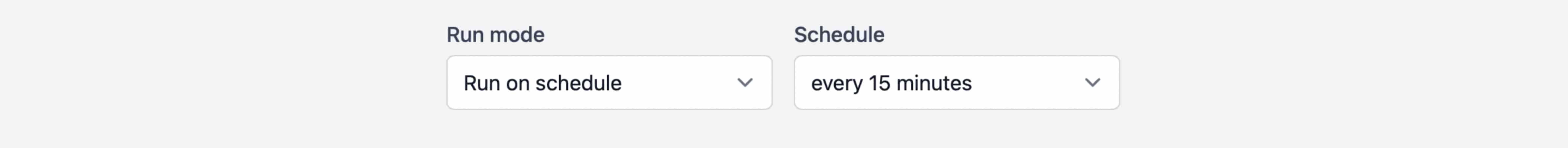 scheduled start of translation job